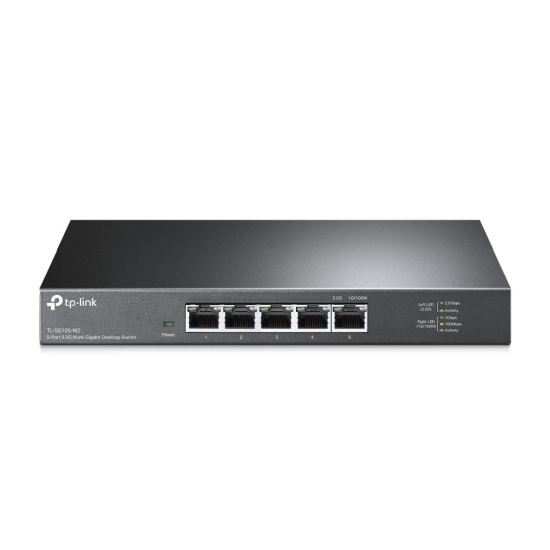 TP-LINK TL-SG105-M2  5 Port  2 5Gbps  Multi-GigaBit  Metal Kasa  Yönetilemez  Masaüstü Switch