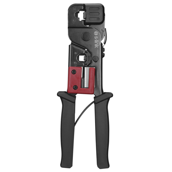 S-LINK SL-376E  RJ45/RJ11 ikili Pense  Yüksek Kalite  Kablo Ucu Konnektör Sıkma Pensesi