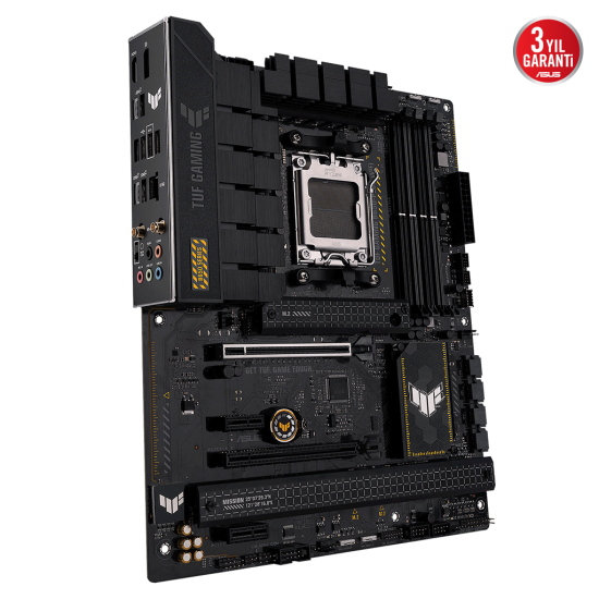 ASUS TUF GAMING B650-PLUS WIFI  4xDDR5  3x M.2  HDMI  DP  2xType-C  Wİ-Fİ 6  Bluetooth v5.2  AMD Ryzen 7000 Serisi  AM5 Soket