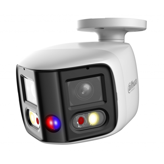 DAHUA  IPC-PFW3849S-A180-AS-PV  2X4Mpix  2 8mm Lens H265+  25Mt Gece Görüşü  IP67  Dahili Mikrofon  TiOC Duo Süper Geniş 
