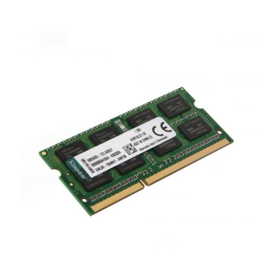 KINGSTON KVR16LS11/8  8Gb  1600Mhz  DDR3  Sodimm Notebook RAM  1 35V  CL11
