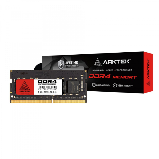 ARKTEK AKD4S16N3200  16GB  DDR4  3200Mhz  1 2V  CL22  Notebook  SODIMM RAM