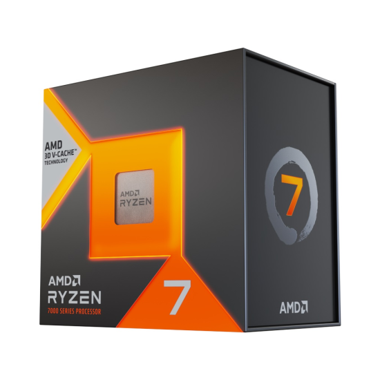 AMD RYZEN 7 7800X3D 8 Core  4 20-5.00GHz  104Mb Cache  120W   AM5 Soket  BOX Kutulu Grafik Kart YOK  Fan YOK