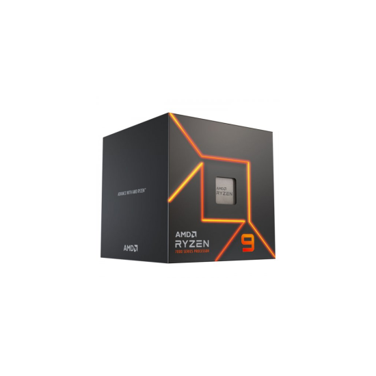 AMD RYZEN 9 7900 12 Core  3 70-5.40GHz  76Mb Cache  170W   AMD Wraith Prism Fan  AM5 Soket  BOX Kutulu Grafik Kart YOK  Fan VAR