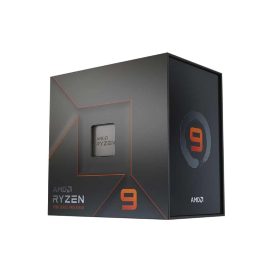 AMD RYZEN 9 7900X 12 Core  4 70-5.60GHz  76Mb Cache  170W   AM5 Soket  BOX Kutulu Grafik Kart VAR  Fan YOK