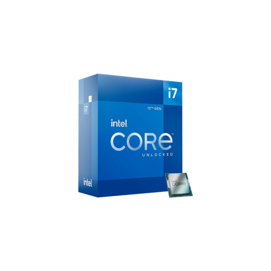 INTEL i7-12700K 12 Core  3.60Ghz  25Mb 190W  LGA1700  12.Nesil  BOX  Grafik Kart VAR  Fan YOK