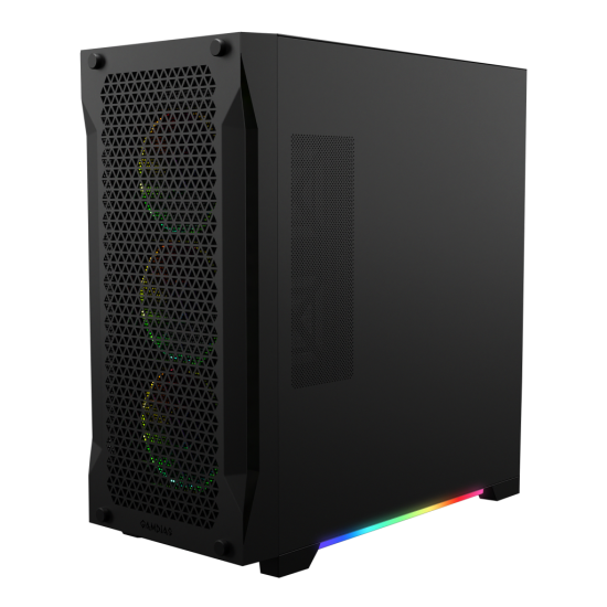 GAMDIAS ATHENA P1  750W  Tempered Glass  Mesh  Black Edition  ARGB  80+ Bronze  ATX  GAMING KASA