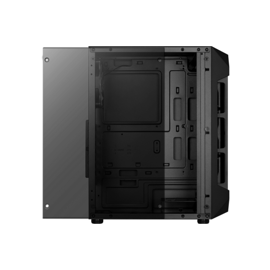 GAMDIAS AURA GC1  600W  Tempered Glass  Mesh  ARGB  Micro ATX GAMING KASA