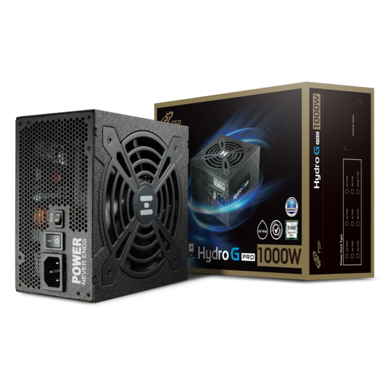 FSP HYDRO G PRO  HG2-1000  1000W  80+ GOLD  GAMING  ATX  Power Supply PSU