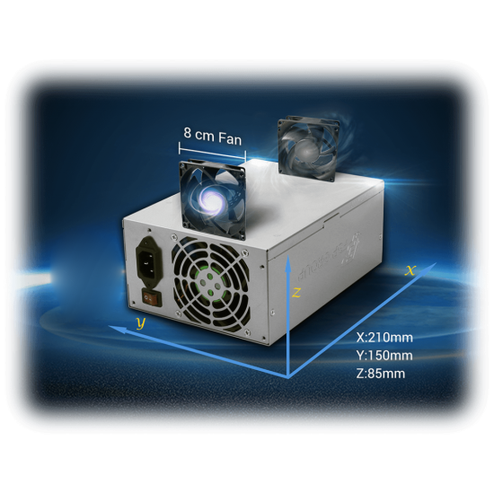 FSP CANNON  FSP1600-55YD  1600W  GAMING  ATX  Power Supply PSU