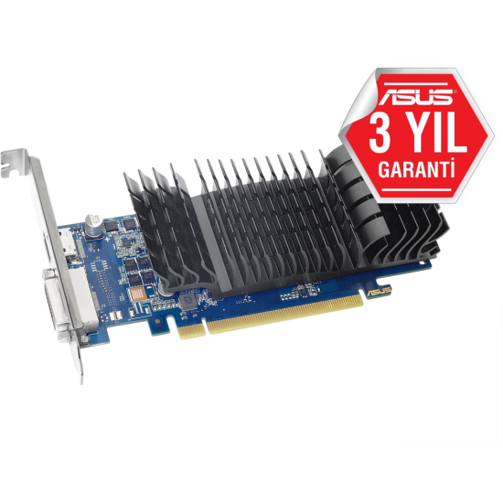 ASUS GT1030-SL-2G-BRK  2Gb  GDDR5  64Bit  1xDVI  1xHDMI  GAMING Ekran Kartı