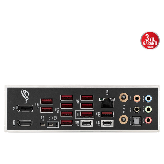 ASUS ROG STRIX Z790-E GAMING WIFI II  4xDDR5   5x M.2  HDMI  DP  Type-C  Wi-Fi 7  Bluetooth 5.4  12-13-14.Nesil  LGA1700 Soket 