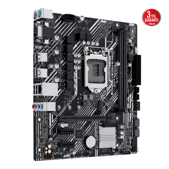 ASUS PRIME H510M-E R2.0  2xDDR4  M.2  D-SUB  HDMI  DP  10-11.Nesil  LGA1200 Soket  Anakart